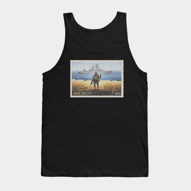 Rare Design Support Ukraine Tank Top by graficklisensick666